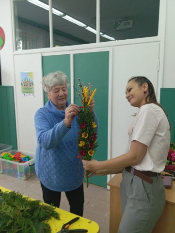 Pokaz wykonywania palm wielkanocnych (3)